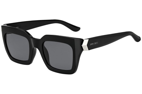 Okulary przeciwsłoneczne Jimmy Choo MAIKA/S 807/IR Oversize Czarne
