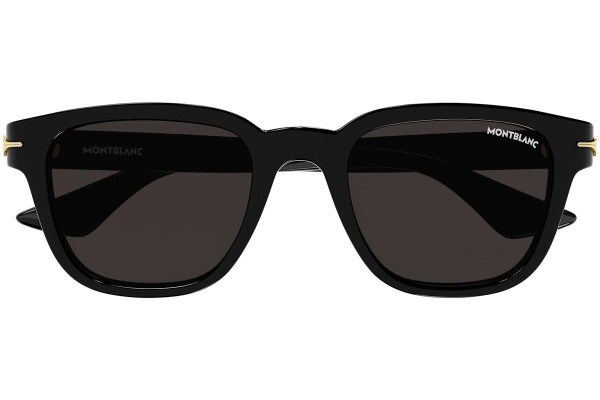Okulary przeciwsłoneczne Mont Blanc MB0302S 001 Prostokątne Czarne