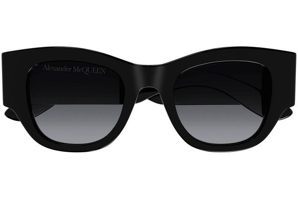 Okulary przeciwsłoneczne Alexander McQueen AM0420S 001 Kwadratowe Czarne