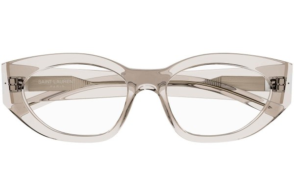 szemüvegeinket Saint Laurent SL638OPT 004 blue-light [non-prescription] Cat Eye Bézs