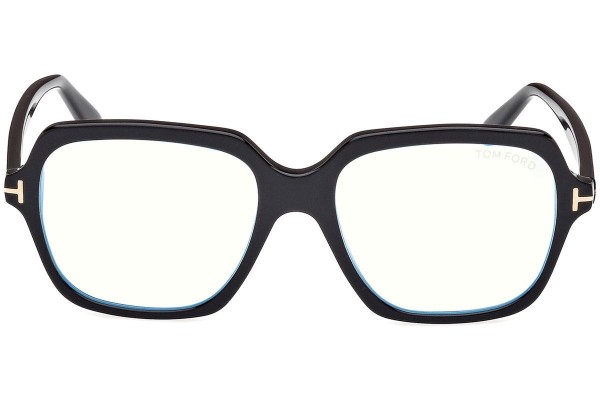 Glasses Tom Ford FT5908-B 001 Kwadratowe Czarne