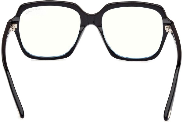 Glasses Tom Ford FT5908-B 001 Kwadratowe Czarne