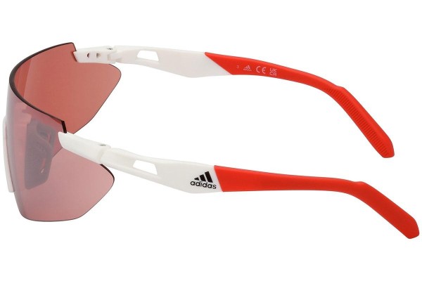 Okulary przeciwsłoneczne Adidas Sport SP0077 21L Pojedyncze | Shield Białe