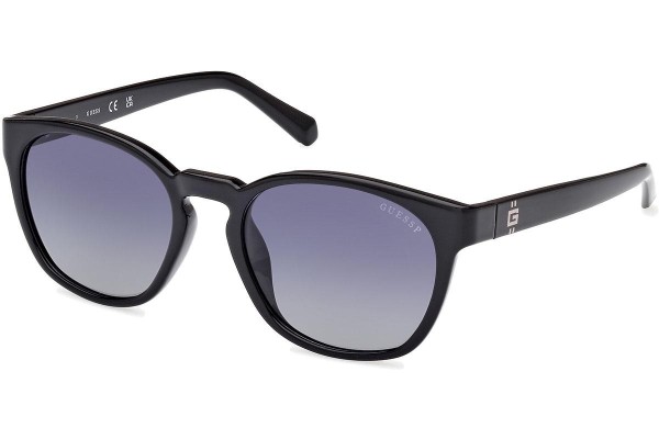 Слънчеви очила Guess GU00083-H 01D Polarized Заоблени Черна