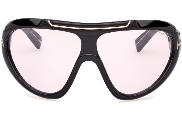 Napszemüvegek Tom Ford Linden FT1094 01Y Single Lens | Shield Fekete