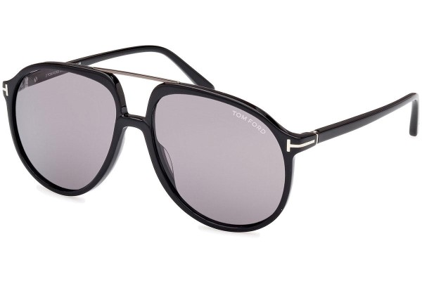 Слънчеви очила Tom Ford Archie FT1079 01C Пилотни Черна