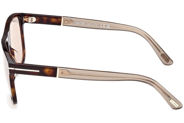 Ochelari de soare Tom Ford Frances FT1081 52E Pătrați Havana