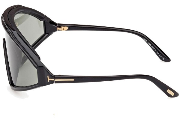 Okulary przeciwsłoneczne Tom Ford Lorna FT1121 05A Pojedyncze | Shield Czarne