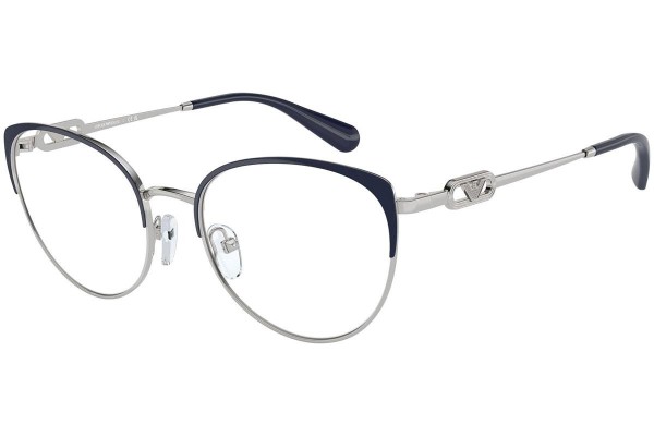 Okulary korekcyjne Emporio Armani EA1150 3368 Kocie oczy Srebrne