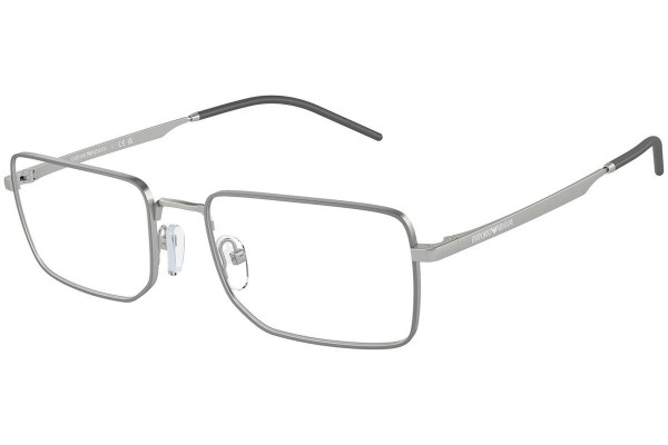 Okulary korekcyjne Emporio Armani EA1153 3045 Prostokątne Srebrne