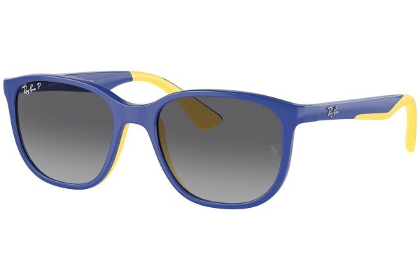 Sunglasses Ray-Ban Junior RJ9078S 7132T3 Polarized Kwadratowe Niebieskie