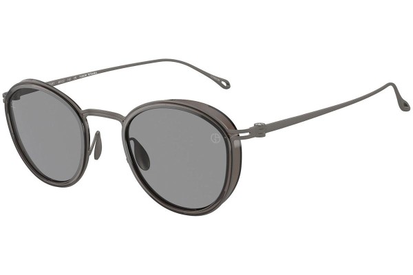 Okulary przeciwsłoneczne Giorgio Armani AR6148T 328087 Okrągłe Czarne