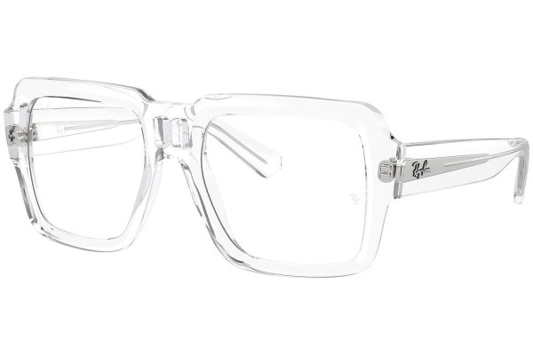 Okulary przeciwsłoneczne Ray-Ban RB4408 6726MF Kwadratowe Przezroczyste