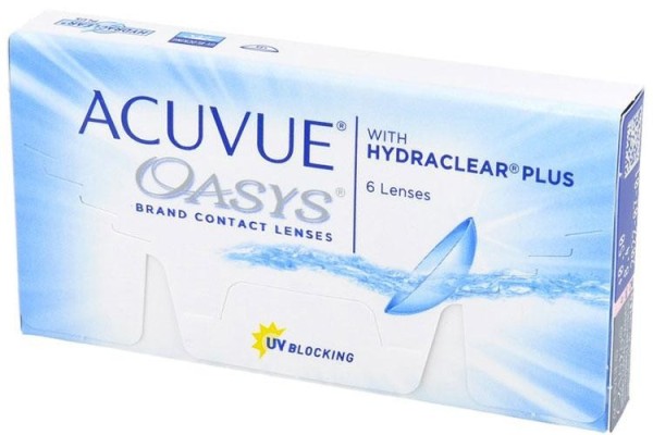 Lentile de contact Acuvue Oasys bisăptămânale (6 lentile)