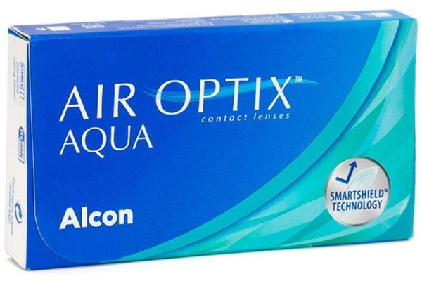 Lentile de contact Air Optix Aqua lunare (6 lentile)