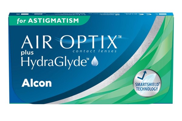 Lentile de contact Air Optix plus HydraGlyde pentru Astigmatism lunare (6 lentile)