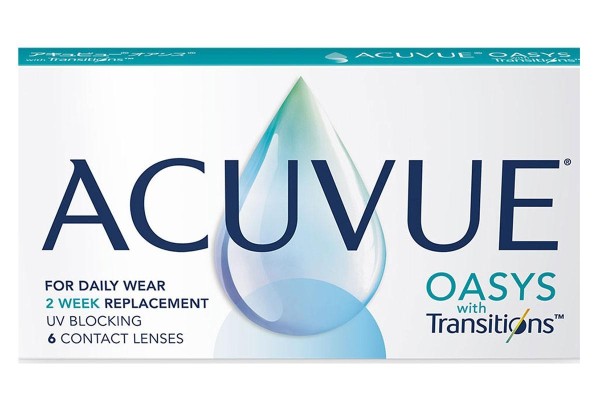 Kontaktní čočky Dvoutýdenní Acuvue Oasys s technologií Transitions (6 čoček)