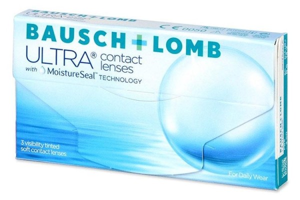 Soczewki kontaktowe Miesięczne Bausch + Lomb ULTRA (3 soczewki)