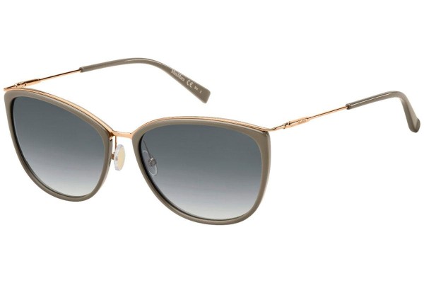 Okulary przeciwsłoneczne Max Mara Classy V 10A/9O Polarized Kocie oczy Beżowe