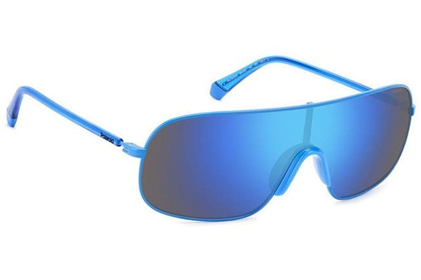 Слънчеви очила Polaroid PLD6222/S MVU/5X Polarized С единични стъкла | Shield Синя