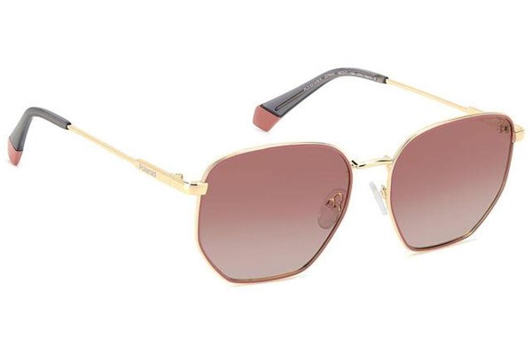 Ochelari de soare Polaroid PLD6214/S/X EYR/GC Polarized Dreptunghiulari Aurii