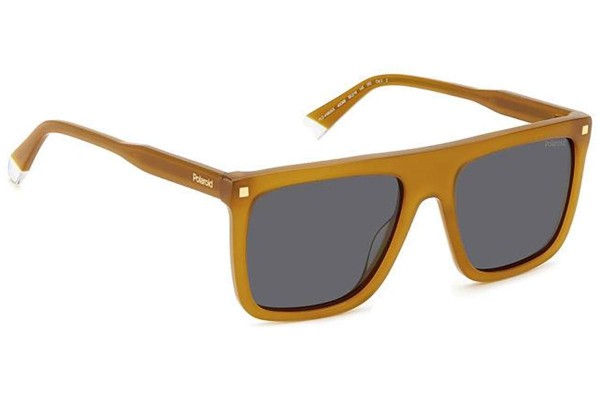 Слънчеви очила Polaroid PLD4166/S/X 40G/M9 Polarized Flat Top Кафява