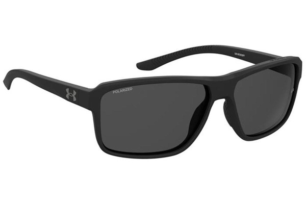 Okulary przeciwsłoneczne Under Armour UAKICKOFF 003/M9 Polarized Prostokątne Czarne