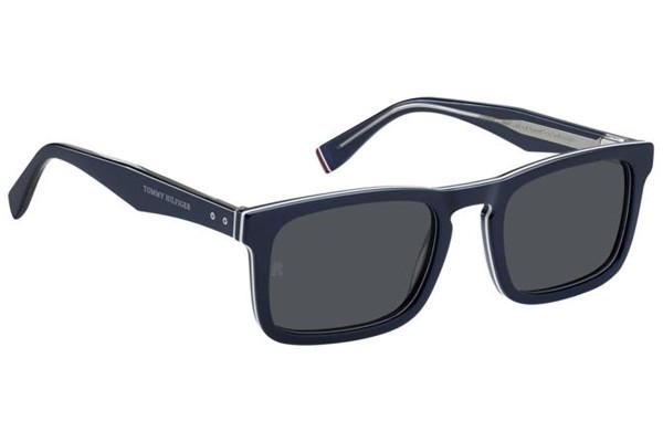 Ochelari de soare Tommy Hilfiger TH2068/S PJP/IR Dreptunghiulari Albaștri