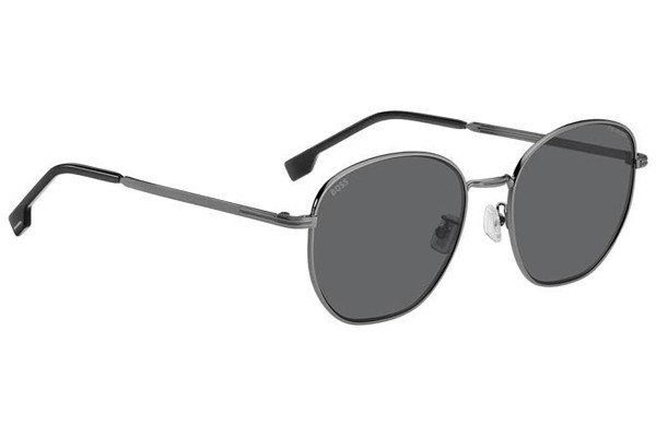 Ochelari de soare BOSS BOSS1671/F/SK KJ1/M9 Polarized Rotunzi Gri