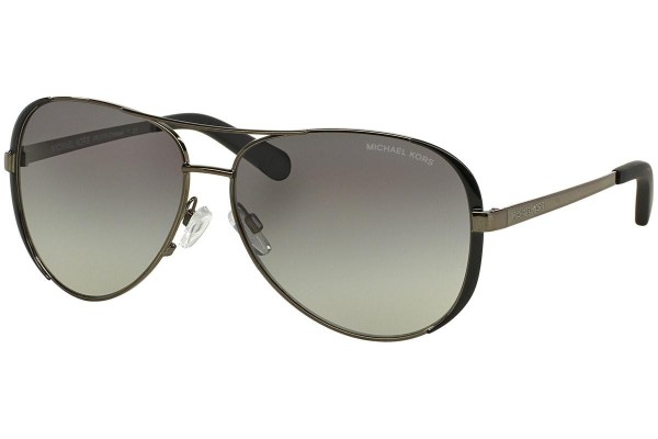 Okulary przeciwsłoneczne Michael Kors Chelsea MK5004 101311 Pilotki (Aviator) Szare