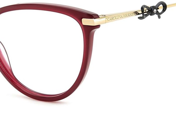 Glasses Carolina Herrera HER0219 6K3 Prostokątne Czerwone