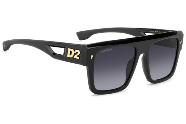 Ochelari de soare Dsquared2 D20127/S 807/9O Flat Top Negri