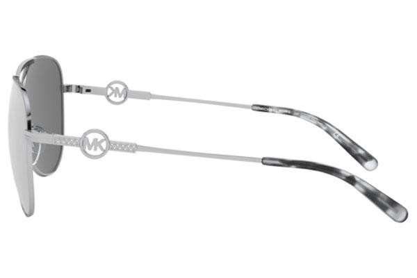 Okulary przeciwsłoneczne Michael Kors Salina MK1066B 10146G Pilotki (Aviator) Srebrne