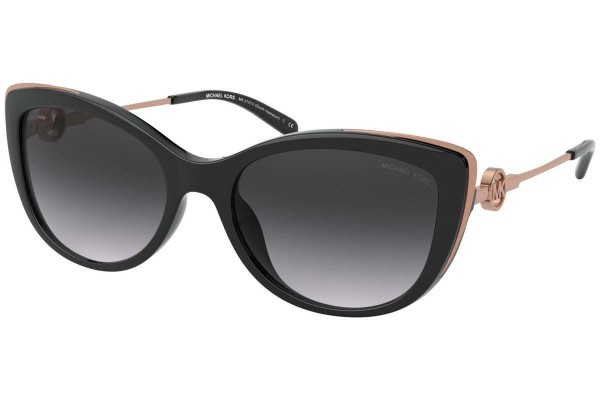 Okulary przeciwsłoneczne Michael Kors South Hampton MK2127U 33328G Kocie oczy Czarne