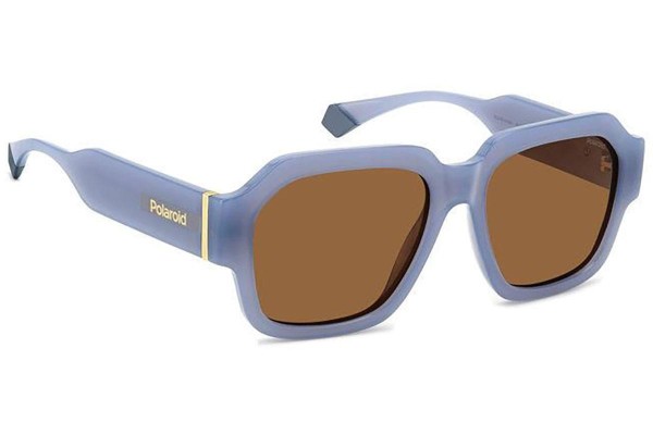 Sunčane naočale Polaroid PLD6212/S/X MVU/HE Polarized Pravokutan Plavi