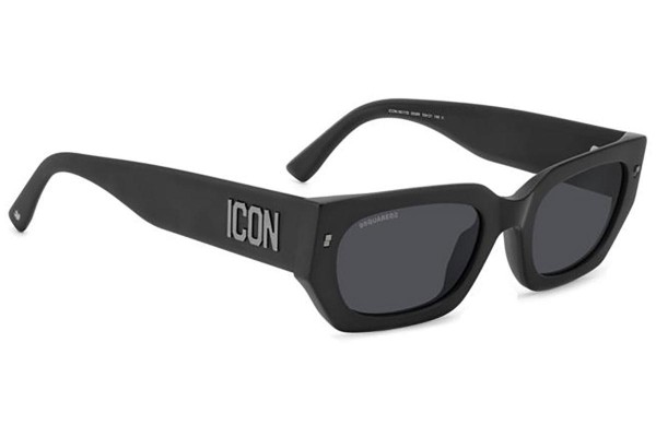 Слънчеви очила Dsquared2 ICON0017/S 003/IR Правоъгълни Черна