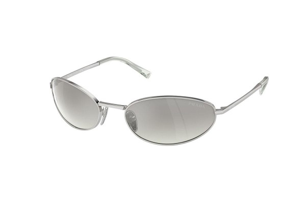 Ochelari de soare Prada PRA59S 1BC80G Ovali Argintii