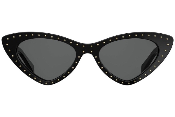Okulary przeciwsłoneczne Moschino MOS006/S 807/IR Kocie oczy Czarne