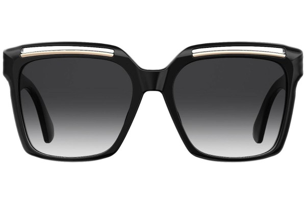 Okulary przeciwsłoneczne Moschino MOS035/S 807/9O Kwadratowe Czarne