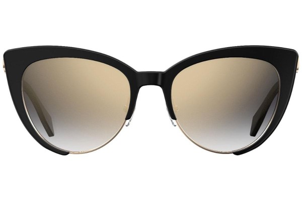Okulary przeciwsłoneczne Moschino MOS040/S 807/FQ Kocie oczy Czarne