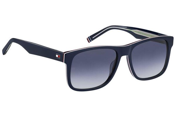 Ochelari de soare Tommy Hilfiger TH2073/S PJP/08 Dreptunghiulari Albaștri