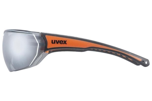 Ochelari de soare uvex sportstyle 204 Black / Orange S3 Dreptunghiulari Negri