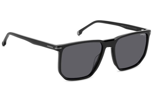 Okulary przeciwsłoneczne Carrera CARRERA329/S 08A/M9 Polarized Prostokątne Czarne