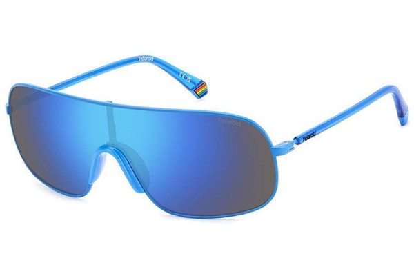 Слънчеви очила Polaroid PLD6222/S MVU/5X Polarized С единични стъкла | Shield Синя