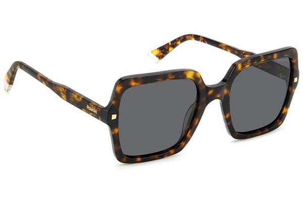 Слънчеви очила Polaroid PLD4165/S/X 086/M9 Polarized Квадратни Хавана