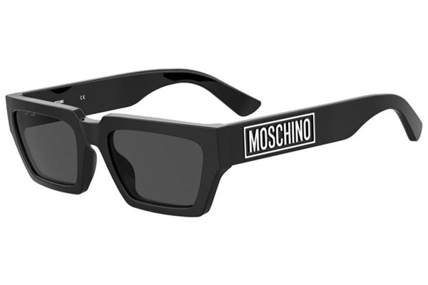 Ochelari de soare Moschino MOS166/S 807/IR Dreptunghiulari Negri