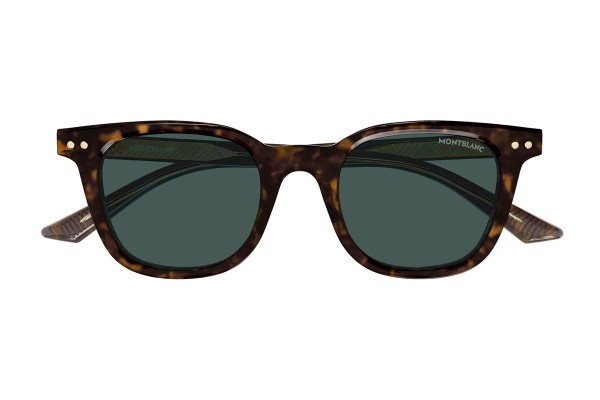 Okulary przeciwsłoneczne Mont Blanc MB0320S 002 Owalne Havana