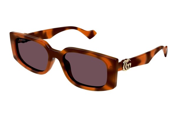 Okulary przeciwsłoneczne Gucci GG1534S 006 Prostokątne Pomarańczowe