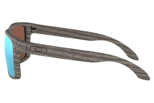 Okulary przeciwsłoneczne Oakley Holbrook OO9102-J9 Polarized Kwadratowe Brązowe
