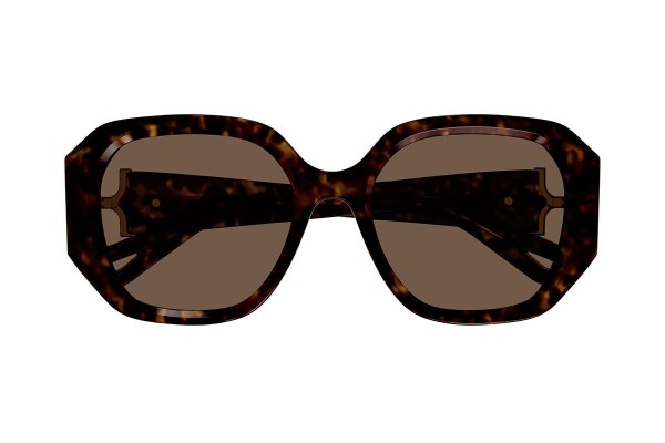 Ochelari de soare Chloe CH0236S 002 Pătrați Havana